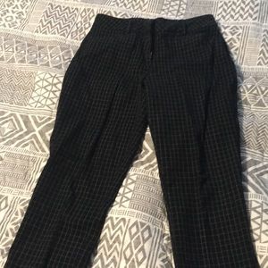 Maurice’s black and white plaid ankle pants